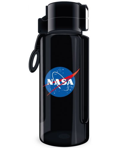 Бутилка за вода Ars Una NASA - Черна, 650 ml - 1
