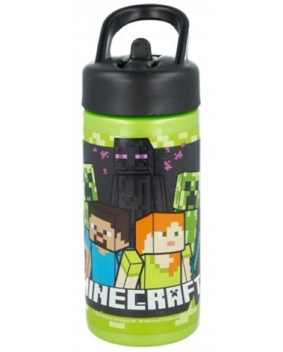 Бутилка за вода Stor - Minecraft Playground, 410 ml - 1