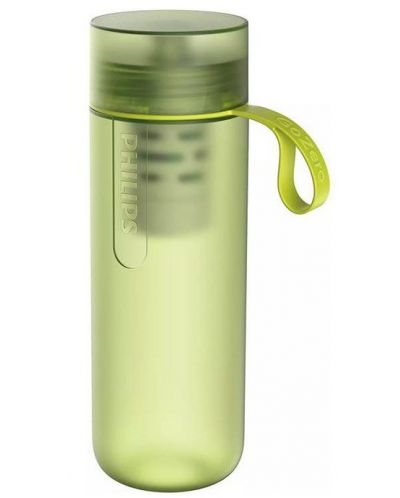Бутилка за вода Philips GoZero - Adventure, зелена - 1