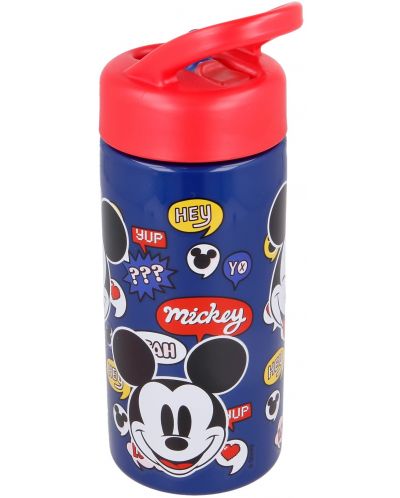 Бутилка със сламка Mickey - 410 ml - 2