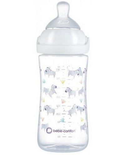 Бутилка Bebe Confort - Emotion Physio, Easy Clip, 270 ml, Savannah White - 1