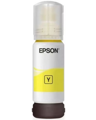 Бутилка с мастило Epson - 115 EcoTank, за Epson ET L8160/80, жълт - 1