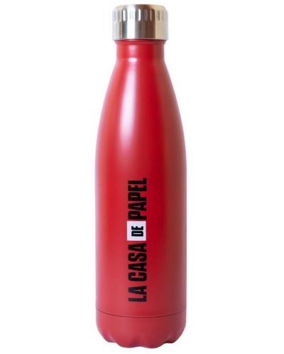 Бутилка за вода Uwear - La Casa De Papel, 500 ml, червена - 1