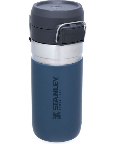 Бутилка за вода Stanley Go - Quick Flip, 0.47 L, тъмносиня - 1