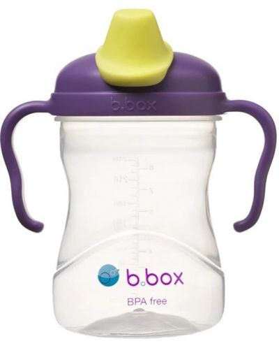 Бутилка с накрайник b.box - Grape, 240 ml - 2