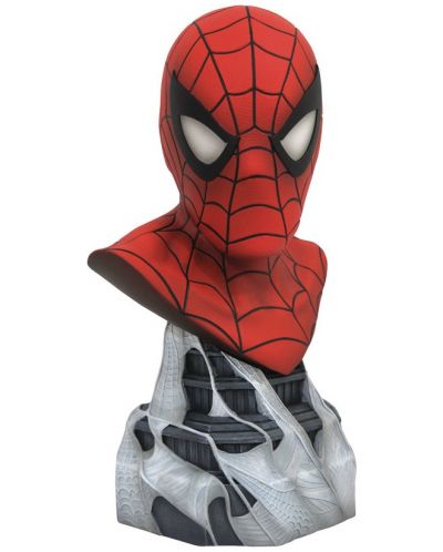 Статуетка бюст Diamond Select Marvel: Spider-Man - Spider-Man (Legends In 3D), 26 cm - 1