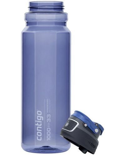 Бутилка за вода Contigo Free Flow - Autoseal, Blue Corn, 1 l - 6