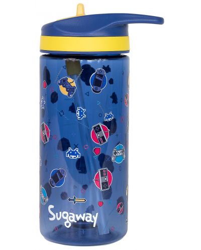 Бутилка за вода Sugaway - Game On, 420 ml - 1