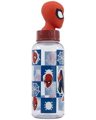 Бутилка с 3D фигура Stor Spider-Man - Midnight Flyer, 560 ml - 2