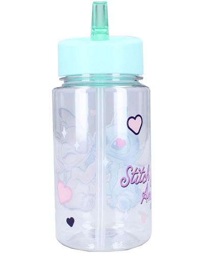 Бутилка за вода Vadobag Let's Eat - Stitch, 450 ml - 4