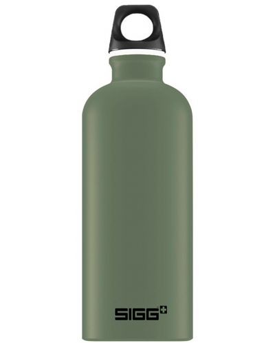 Бутилка за вода Sigg Traveller – Leaf green, зелена, 0.6 L - 1