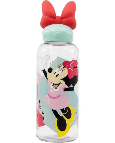 Бутилка за вода Stor Minnie Mouse - 560 ml, 3D капачка - 1