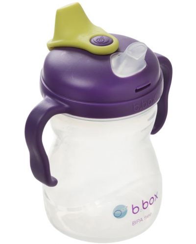 Бутилка с накрайник b.box - Grape, 240 ml - 1