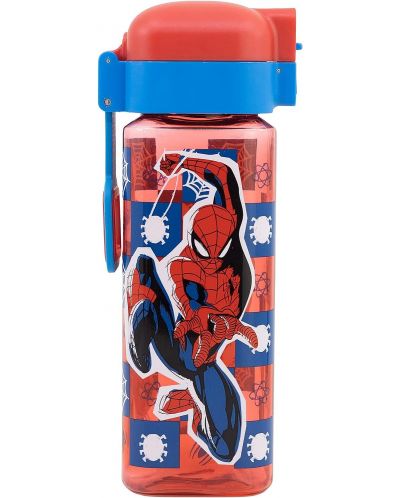 Квадратна бутилка за вода Stor Spider-Man - 550 ml - 1