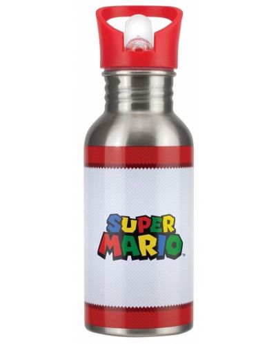 Бутилка за вода Paladone Games: Super Mario Bros. - Super Mario - 2