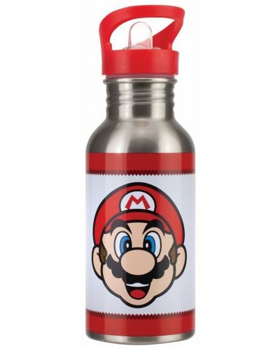 Бутилка за вода Paladone Games: Super Mario Bros. - Super Mario - 1