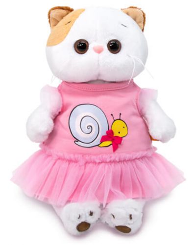 Дрешка за плюшена играчка Budi Basa - Розова рокля с охлювче за Ли-ли - 1