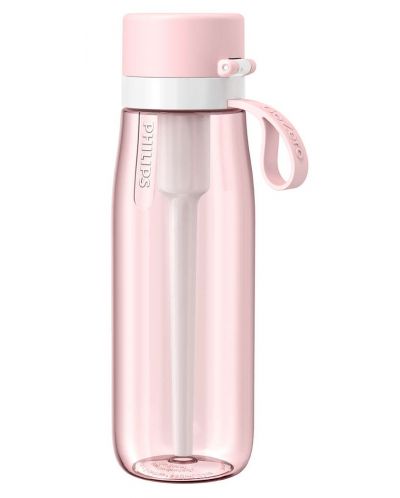Бутилка за вода Philips GoZero - Daily, розова - 1