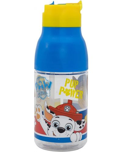 Бутилка от тритан Stor Paw Patrol - Pup Power, 420 ml, двойно отваряне - 1