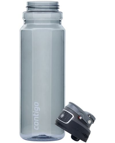 Бутилка за вода Contigo Free Flow - Autoseal, Charcoal, 1 l - 3