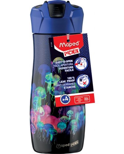 Бутилка за вода Maped Concept Kids - Deepsea Paradise, 580 ml - 4