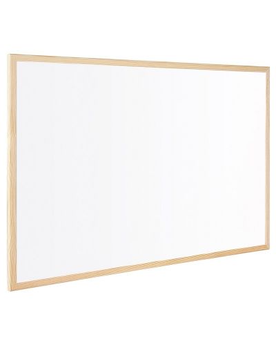 Бяла дъска Bi-Office - 90 х 60 cm, дървена рамка - 1