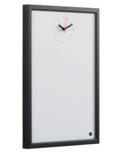 Бяла магнитна дъска Bi-Office - С часовник 30 x 45 cm - 1