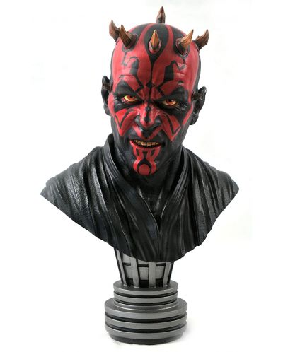 Статуетка бюст Diamond Select Movies: Star Wars - Darth Maul (Legends in 3D), 25 cm