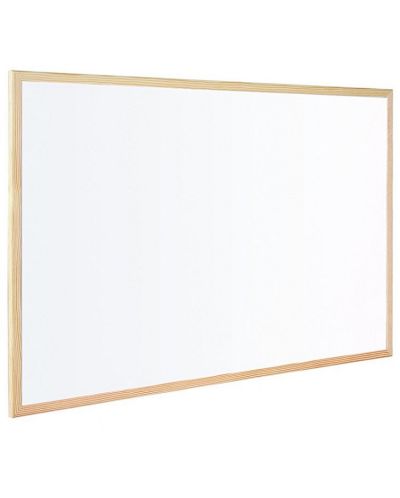 Бяла дъска с дървена рамка Bi-Office 40х60 cm - 1