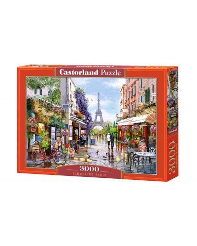 Пъзел Castorland от 3000 части - Разцъфналият Париж - 1