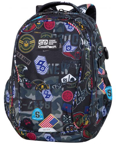 Ученическа раница Cool Pack Spiner Factor - Military Patches
