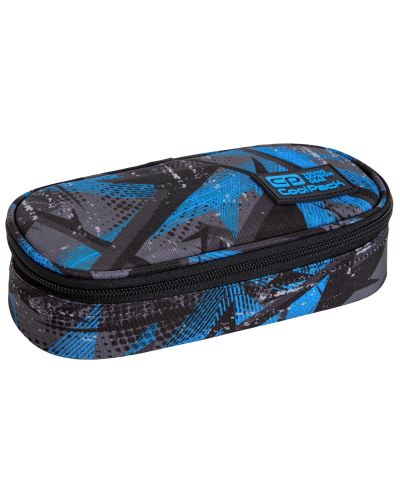 Елипсовиден ученически несесер Cool Pack Campus - Blue Iron