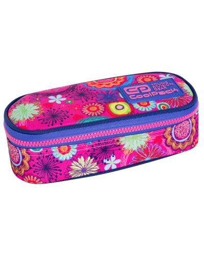Елипсовиден ученически несесер Cool Pack Campus - Power Pink