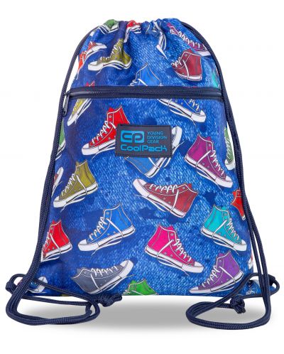 Спортен сак с връзки Cool Pack Vert - Twist, с цип