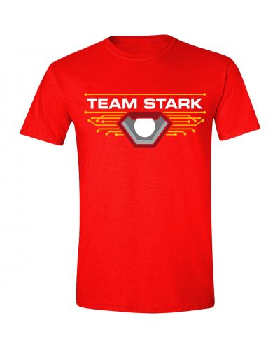 Тениска Captain America: Civil War - Team Stark, червена, размер XL - 1