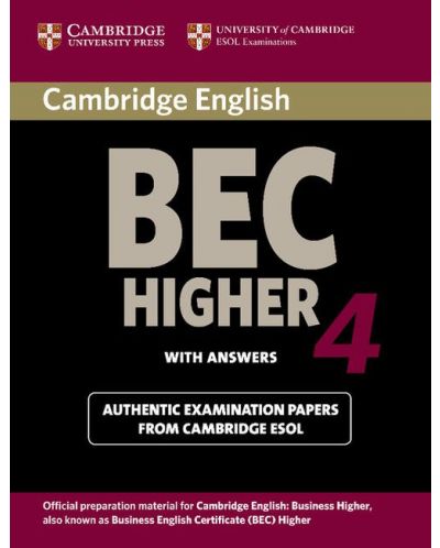 Cambridge BEC 4 Higher Student's Book with answers - 1