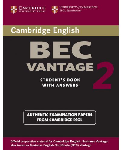 Cambridge BEC Vantage 2 Student's Book with Answers - 1