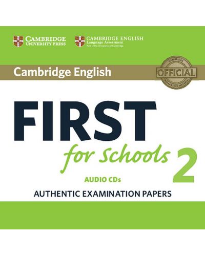 Cambridge English First for Schools 2 Audio CDs (2) - 1