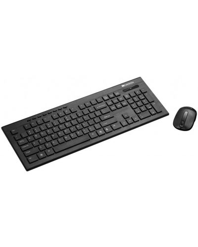 Комплект мишка и клавиатура Canyon CNS-HSETW4-BG - 2.4GHZ, безжични - 1