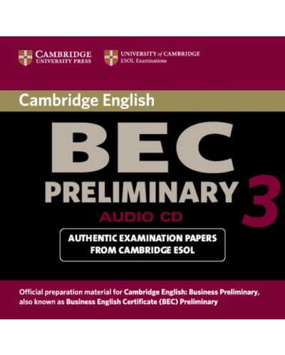 Cambridge BEC Preliminary 3 Audio CD - 1