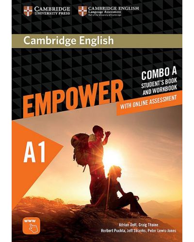 Cambridge English Empower Starter Combo A with Online Assessment / Английски език - ниво A1: Учебник с тетрадка и онлайн материали, част 1 - 1