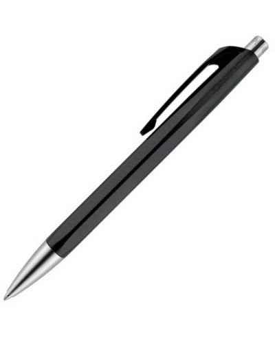 Автоматична химикалка Caran d'Ache 888 Infinite Black – Син, 0.7 mm - 1