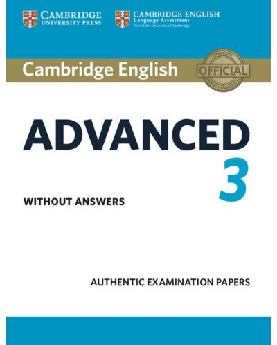 Cambridge English Advanced 3 Student's Book without Answers - 1