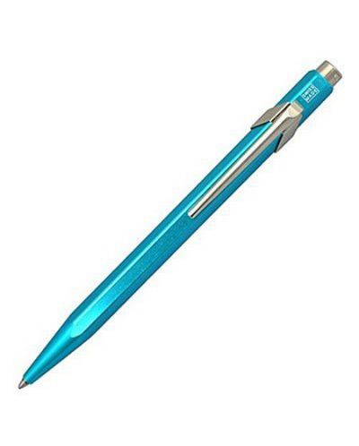 Автоматична химикалка Caran d'Ache 849 Metal Collection Turquoise – Син, 0.7 mm - 1