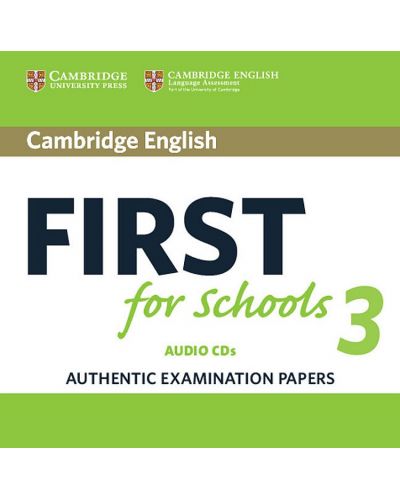 Cambridge English First for Schools 3 Audio CDs - 1
