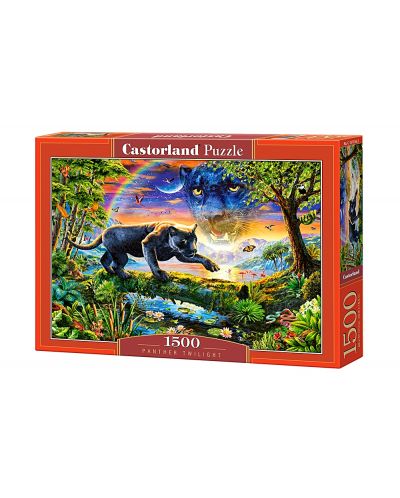Пъзел Castorland от 1500 части - Черна пантера - 1