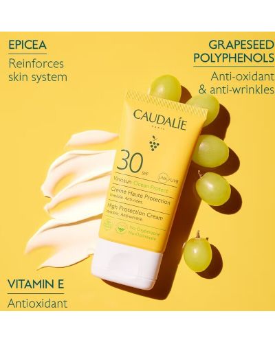 Caudalie Vinosun Protect Слънцезащитен крем за лице и тяло, SPF30, 50 ml - 3