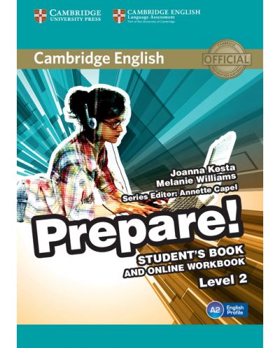 Cambridge English Prepare! Level 2 Student's Book and Online Workbook / Английски език - ниво 2: Учебник с онлайн тетрадка - 1