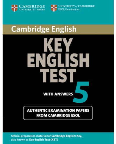 Cambridge Key English Test 5 Student's Book with answers
