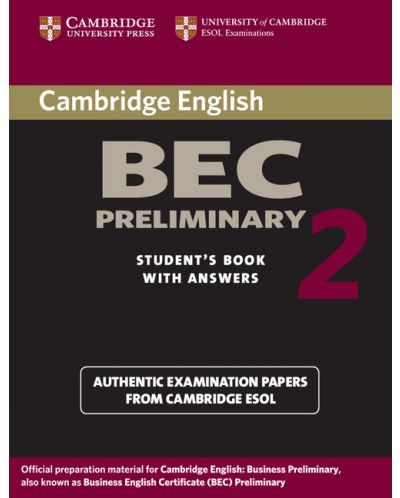 Cambridge BEC Preliminary 2 Student's Book with Answers - 1